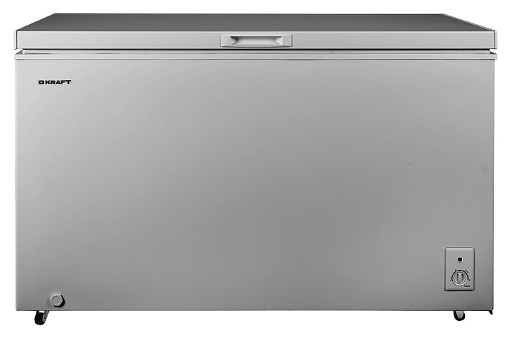 Ларь морозильно-холодильный Kraft BD (W)-460SRX серебристый