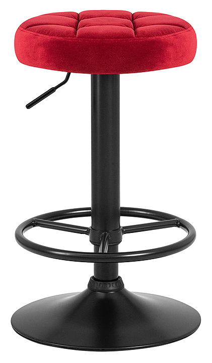 Табурет барный DOBRIN 5008-LM-N BRUNO BLACK (бордо велюр) 2 шт.