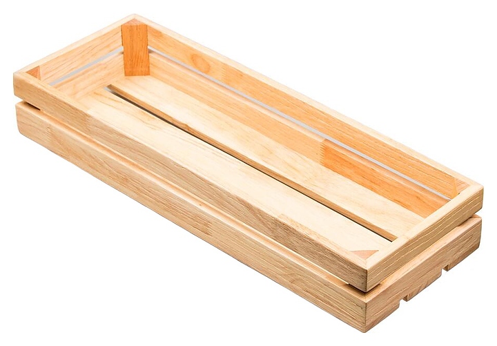 Ящик для выкладки и сервировки P.L. Proff Cuisine M027-3A-UK 50х18х8 см (дерево)