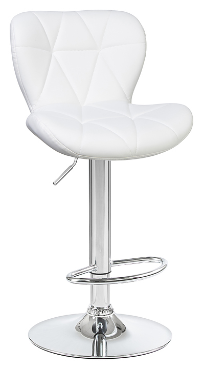Стул барный DOBRIN 5022-LM BARNY (белый, хромированная сталь)