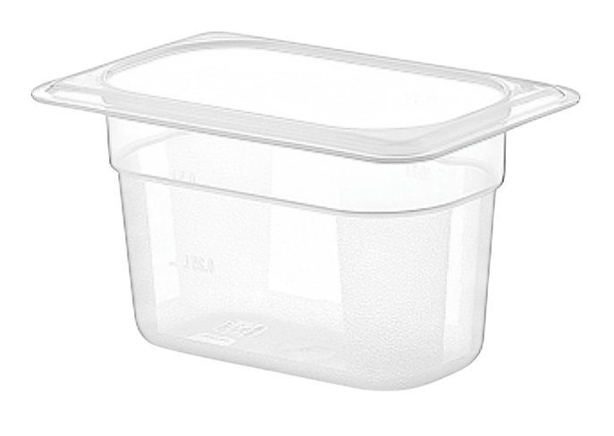 Гастроемкость Gastroplast 79785 GN 1/9-100 (176x108х100 мм) 0.8 л поликарбонат, прозрачный
