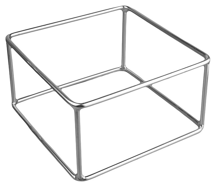 Подставка фуршетная P.L. Proff Cuisine RWSQ02 18х18х10 см (нерж. сталь)
