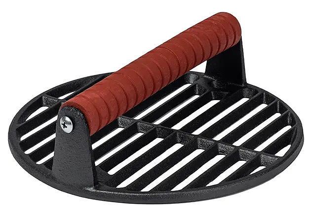 Пресс для гриля ProHotel Ember Cast Matt 12301A d 19.5 см чугун, черный