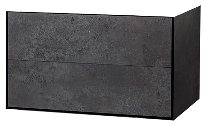 Тумба под раковину CEZARES PREMIER-HPL-100-2C-SO-MGN-BLUM 100х50х56 см, Manganese с отделкой