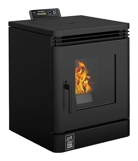 Камин пеллетный Zota B6H22 Black 6 кВт WiFi