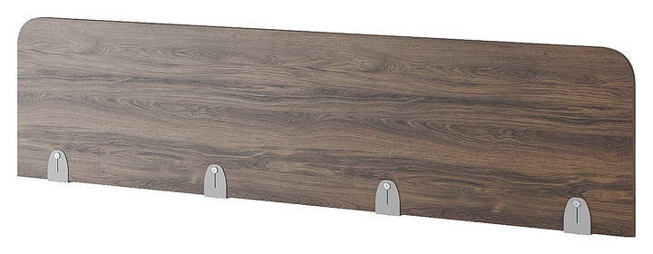 Верхний экран-перегородка КОБОР EV-140 aluminum/charlston (ЛДСП)