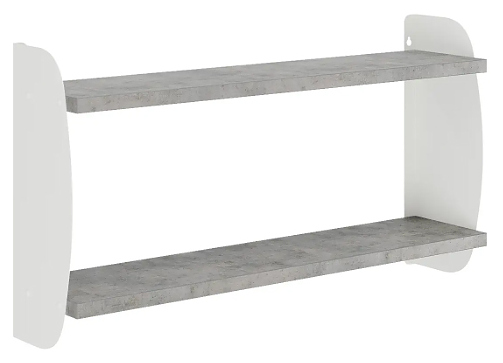 Полка КОБОР S2-80/20 white/chicago