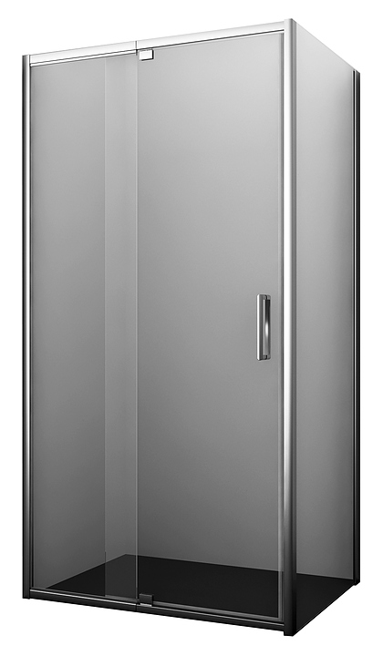 Уголок душевой Wasserkraft Berkel 48P06 120х80 см, серебристый профиль