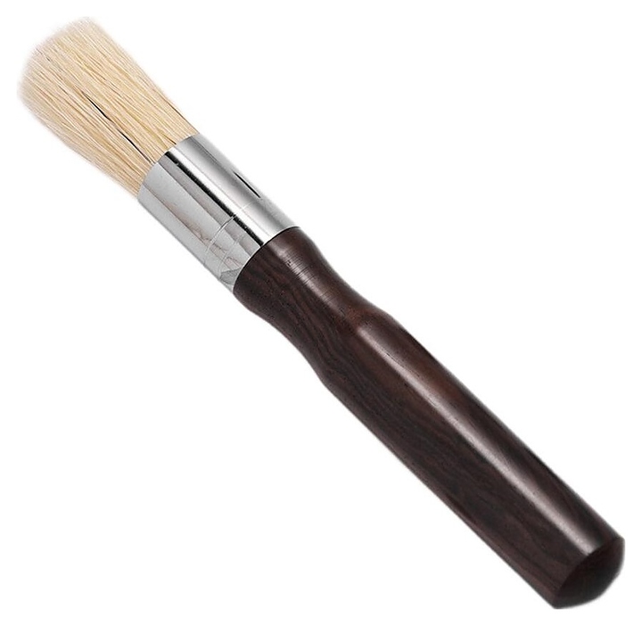 Кисточка для чистки кофейного оборудования P.L. Barbossa S0587 l=14,4 см с деревянной рукояткой