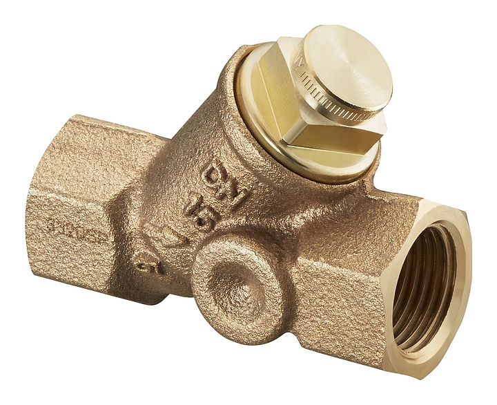 Клапан обратный косой посадки Oventrop 1072003, ДУ 10, PN 25, Rp 3/8