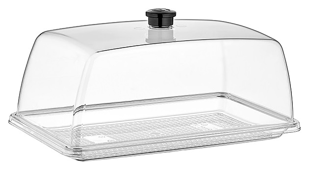 Крышка для подноса Gastroplast GF-13 GN1/3 33,5х19 см h=12,5 см (поликарбонат) прозрачная