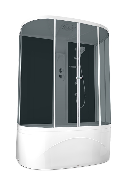 Душевая кабина Domani-Spa Neat high DS01N158HBT00 150х80 см