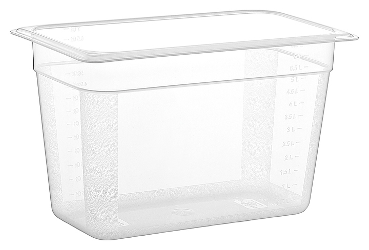 Гастроемкость Gastroplast GNPP-13200 GN 1/3-200 (325х176х200) 6,5 л полипропилен прозрачная