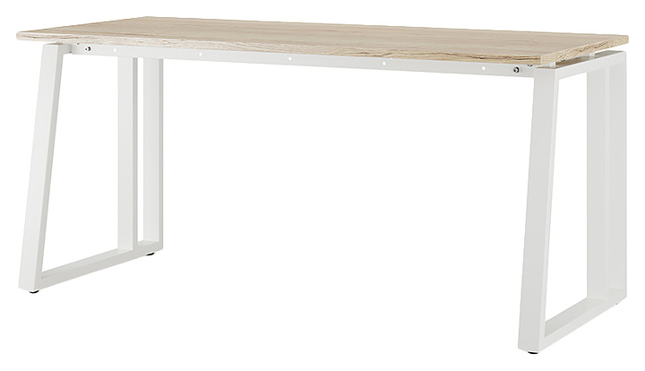 Стол компьютерный КОБОР KTS2-120/60 white/natural