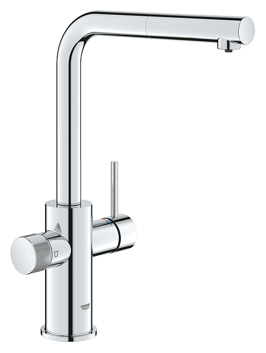 Смеситель для кухни Grohe Blue Pure Minta 30590000 с функцией фильтрации воды, хром