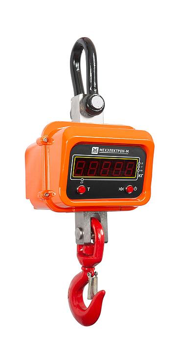 Крановые весы Мехэлектрон-М ВКМ-X-3000-Д 360 LED (аккумулятор) оранжевый