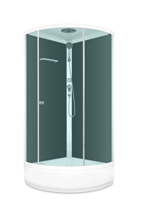 Душевая кабина Domani-Spa Simple 99 mid DS01Sm99MBM00 90х90 см