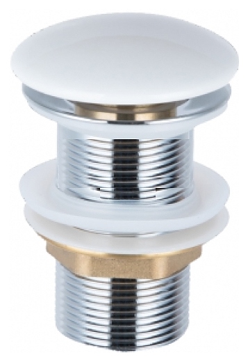 Донный клапан Royal Art AR-035W без перелива, белый