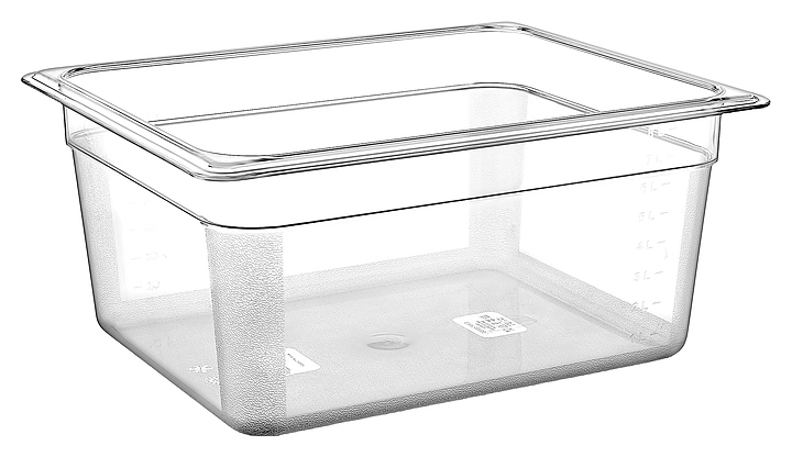 Гастроемкость Gastroplast GNPP-12150 GN 1/2-150 (325х265х150) 8 л полипропилен прозрачная