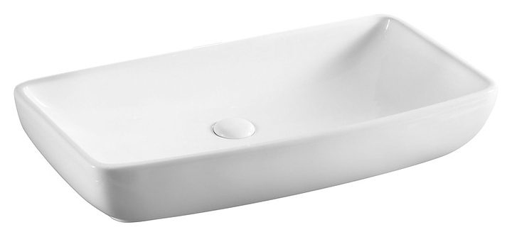 Раковина накладная Azario AZ4959B 60х38,5х13 см, фаянс