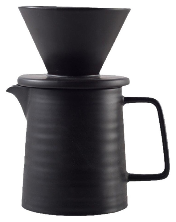 Набор для пуровера P.L. Barbossa S0256 кофейник 500 мл с воронкой на 1 чашку (керамика)