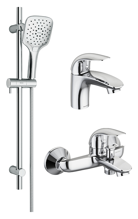 Комплект душевой Damixa Palace Bit 409310000 хром