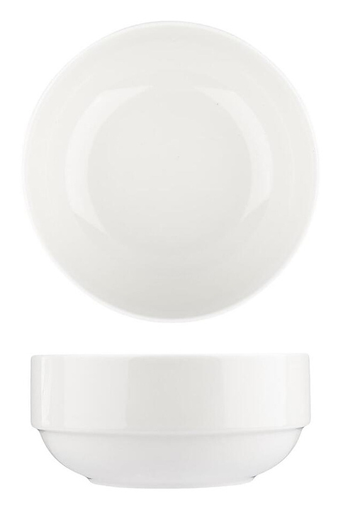 Салатник Noble Fine Plus 091513A 370 мл d 12 см h 5.3 см белый