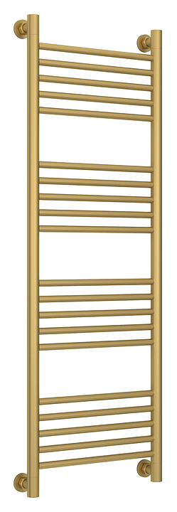 Полотенцесушитель водяной Сунержа Богема+ 120x40 см с прямой перемычкой, матовое золото