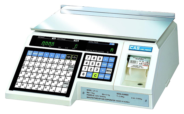 Весы торговые CAS LP-15 (v1.6)