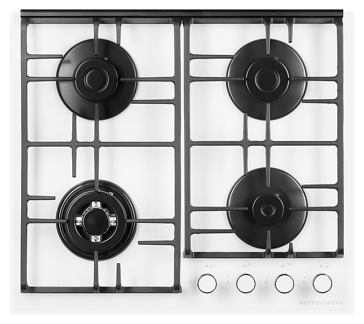 Варочная панель Kuppersberg FQ 62 W газовая, белая