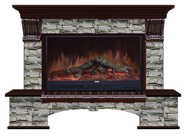 Камин Glenrich Бостон К P 86 Алтай дуб 46