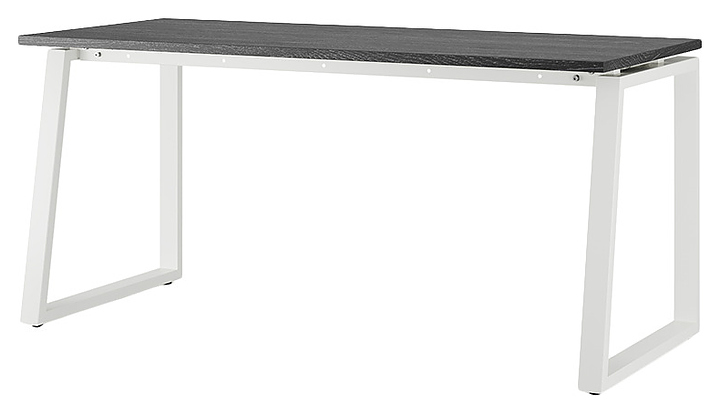 Стол офисный КОБОР TS1-140/70 white/glazed