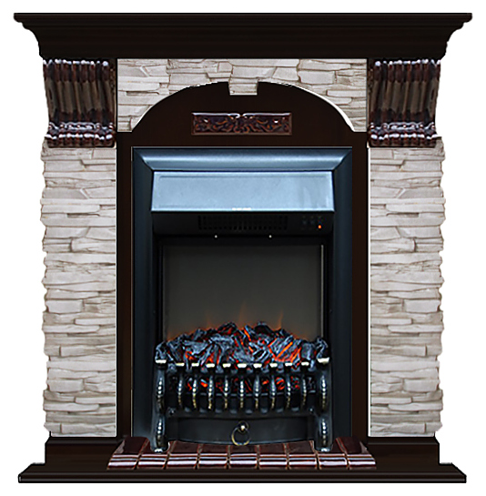 Камин Glenrich Арочный Fobos BL Мисхор №1 венге