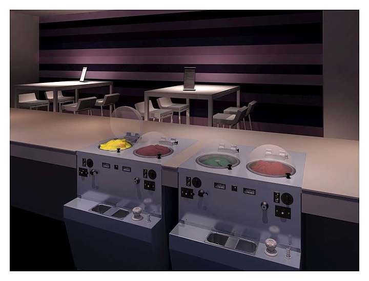 Фризер-витрина для мороженого Frigomat GX2 W 220В (встраиваемая)