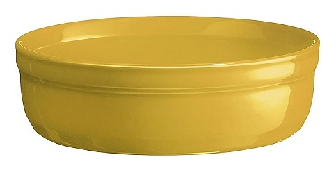 Форма для запекания Emile Henry 77645 d 130 мм h 35 мм керамика, желтый