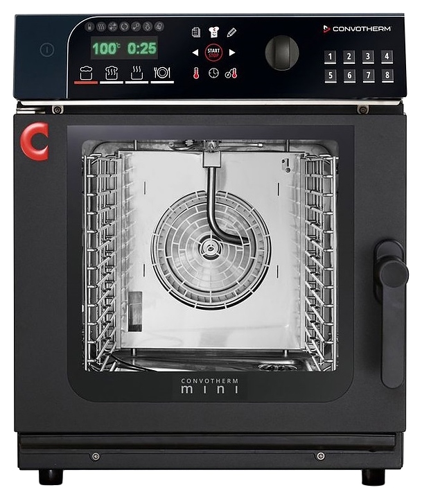 Пароконвектомат Convotherm Mini Standard 6.06 Black левосторонняя дверь