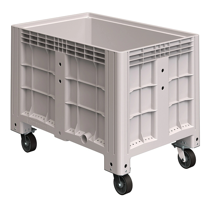 Контейнер iPlast iBOX 11.602 1200х800х920 мм на колесах, сплошной