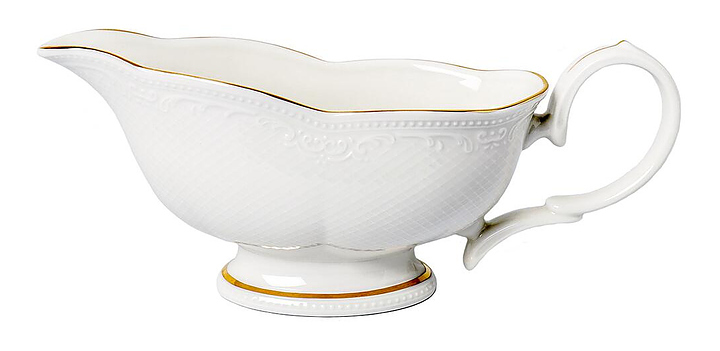 Соусник Noble Aristocrat 313603-gold 350 мл белый