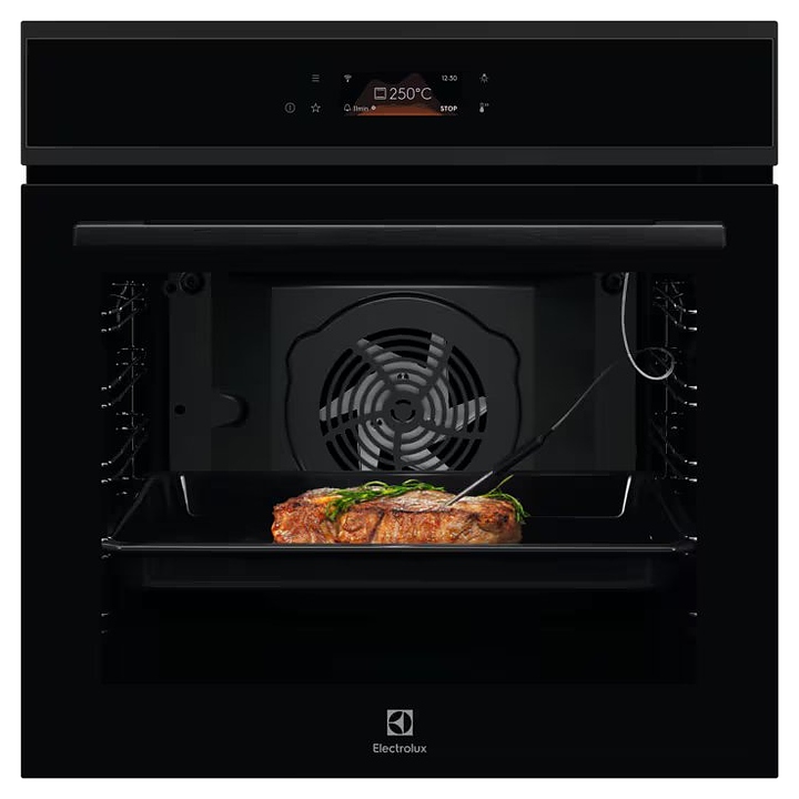 Духовой шкаф с пиролизом Electrolux EOE8P39H черный / стекло