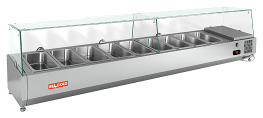 Витрина холодильная HICOLD VRTG 2495 (1/3)