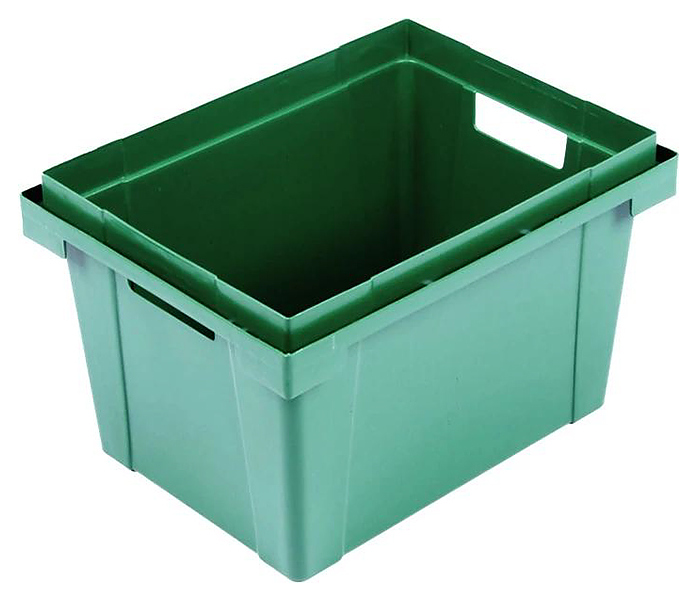 Ящик для цветов ТАРА.РУ 434-1 400х300х250 мм зеленый