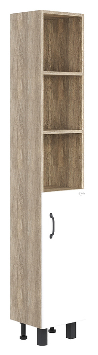 Шкаф-пенал Onika ТИМБЕР 30.01 белый матовый, дуб сонома