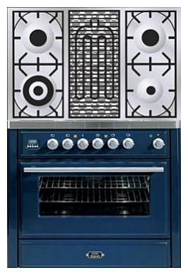 Газовая плита с духовым шкафом ILVE MT-90BD-E3 BLUE