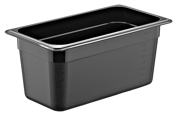Гастроемкость Gastroplast GNPP-13150/B GN 1/3-150 (325х176х150) 5 л полипропилен черная