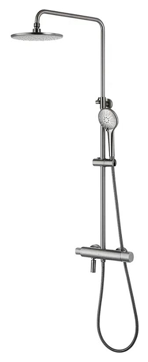 Стойка душевая LEMARK Bronx LM3772GM с изливом