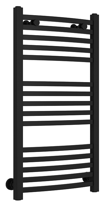 Полотенцесушитель водяной Сунержа Аркус 80x40 см матовый черный