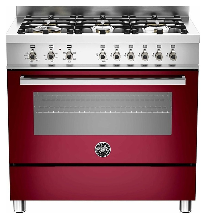 Варочный центр Bertazzoni PRO906HYBSVIT бордо