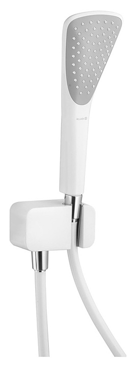 Душевая лейка со шлангом KLUDI Fizz 6767091-00 белая