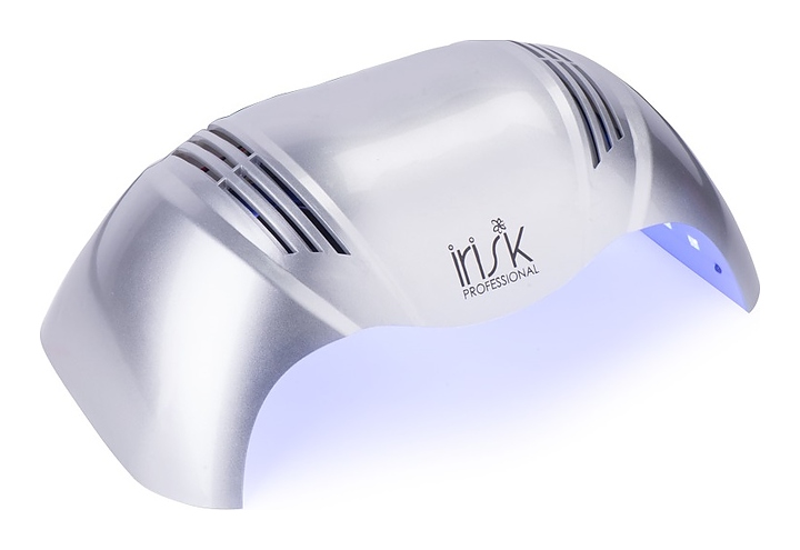 Лампа для маникюра IRISK Professional Duo, LED/UV, серебристая