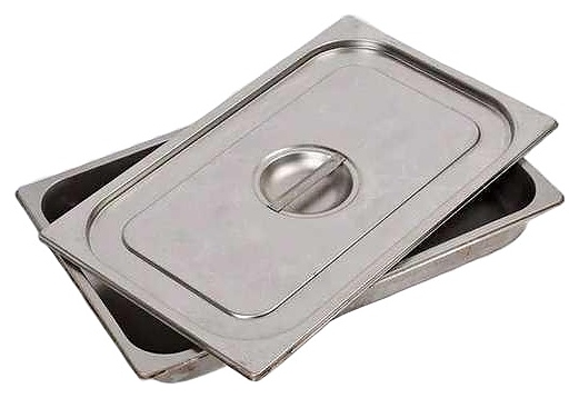 Гастроемкость Gastromix GN 1/1-40 (530х325х40) с крышкой нерж. сталь (толщина 0,7 мм)